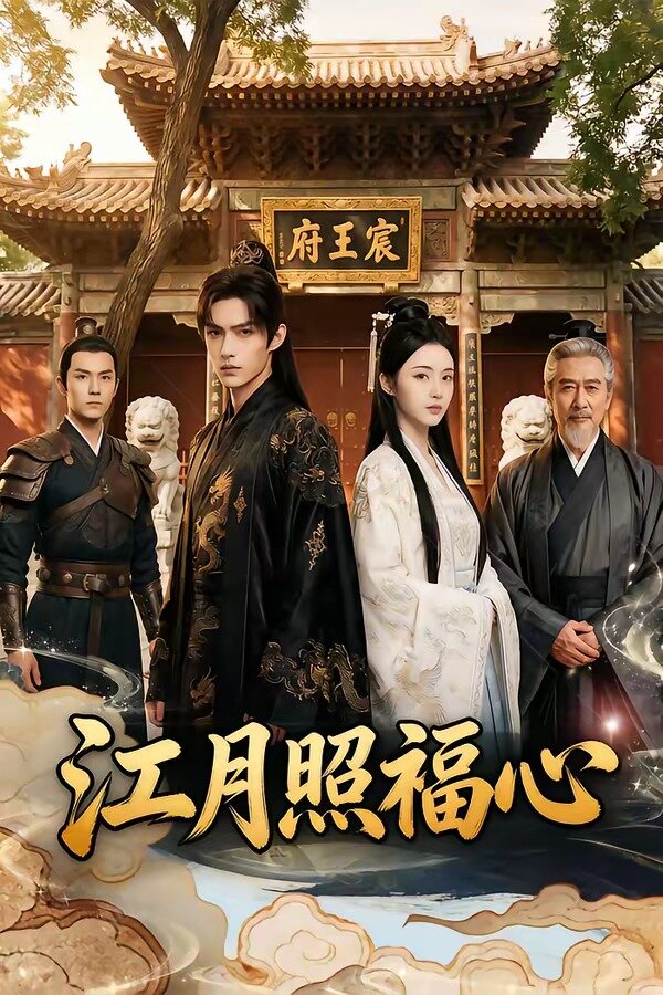 江月照福心海报